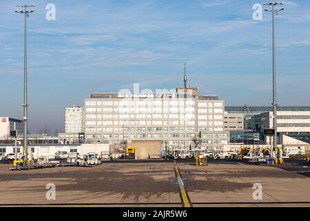 Air France edificio a Paris Charles de Gaulle Airport Foto Stock