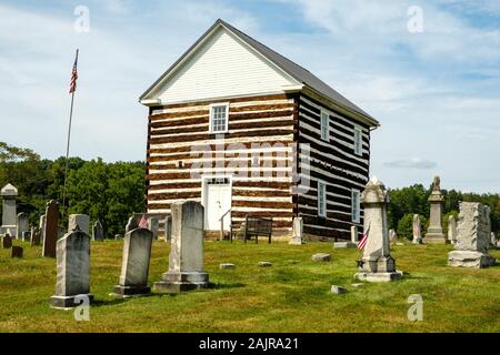 Vecchia Chiesa di registro, 343 Cimitero Road, Schellsburg, PA Foto Stock