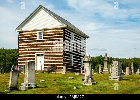 Vecchia Chiesa di registro, 343 Cimitero Road, Schellsburg, PA Foto Stock