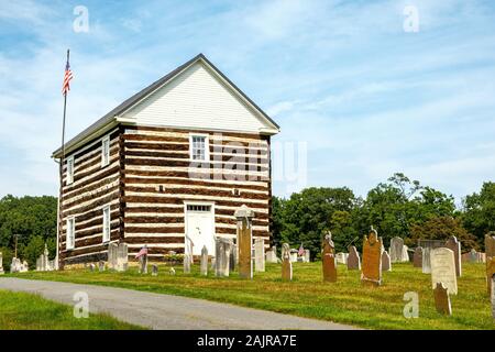 Vecchia Chiesa di registro, 343 Cimitero Road, Schellsburg, PA Foto Stock