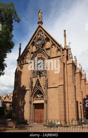 Cappella di Loreto, Santa Fe, New Mexico, NEGLI STATI UNITI Foto Stock