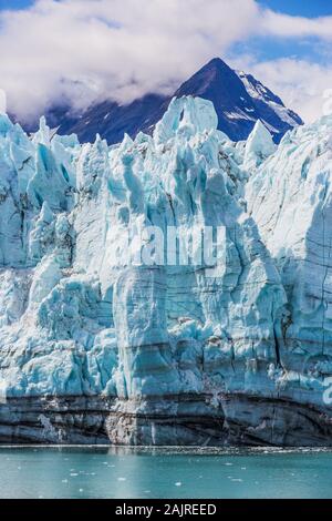 L'Alaska. Margerie ghiacciaio nel Parco Nazionale di Glacier Bay. Foto Stock