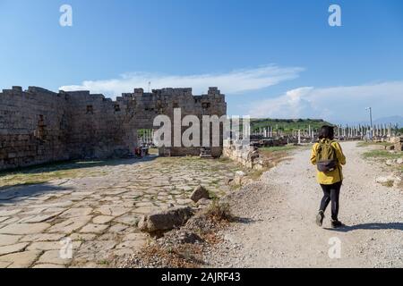 Città Antica Di Perge Nella Provincia Di Antalya, Turchia. Foto Stock