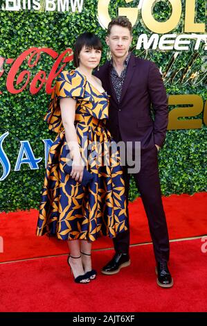 Los Angeles, Stati Uniti d'America. 04 gen, 2020. Ginnifer Goodwin e suo marito Josh Dallas frequentando il settimo oro annuale incontra Golden Event 2020 presso Virginia Robinson giardini e station wagon su Gennaio 4, 2020 a Los Angeles, California. Credito: Geisler-Fotopress GmbH/Alamy Live News Foto Stock