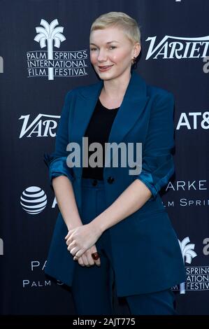 Palm Springs, Stati Uniti d'America. 03 gen, 2020. Nicole Riegel frequentando il '10 amministratori di guardare il Brunch' durante il trentunesimo annuale di Palm Springs International Film Festival presso l'Hotel Parker su Gennaio 3, 2020 a Palm Springs, California. Credito: Geisler-Fotopress GmbH/Alamy Live News Foto Stock