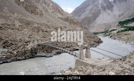 Regione del Kashmir del Pakistan presa in agosto 2019 Foto Stock