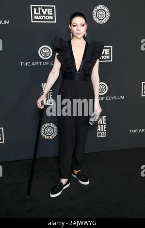 Los Angeles, Stati Uniti d'America. 04 gen, 2020. Michelle Trachtenberg al tredicesimo arte di Elysium celebrazione "cielo" a Hollywood Palladium. Los Angeles, 4 gennaio, 2020 | Utilizzo di credito in tutto il mondo: dpa/Alamy Live News Foto Stock