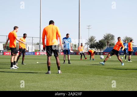 Doha in Qatar. 06 gen, 2020. DOHA, 06-01-2020, aspirano zona, dalla stagione 2019/2020, Trainingscamp, Credito: Pro scatti/Alamy Live News Foto Stock