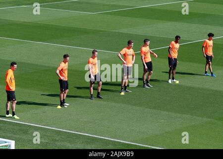 Doha in Qatar. 06 gen, 2020. DOHA, 06-01-2020, aspirano zona, dalla stagione 2019/2020, Trainingscamp Credito: Pro scatti/Alamy Live News Foto Stock