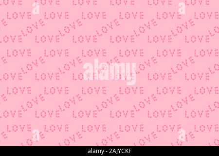 Felice il giorno di San Valentino sfondo costituito con i dolci Foto Stock