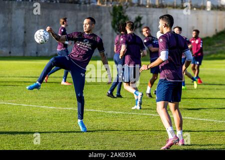 MARBELLA - 06-01-2020. Eredivisie voetbal, stagione 2019-2020. Willem II giocatore Damil Dankerlui durante il corso di formazione nella città di Marbella. Foto Stock