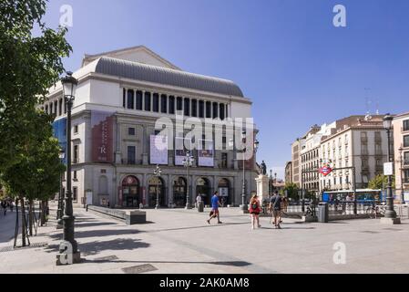 Il Teatro Real di Madrid in Spagna Foto Stock