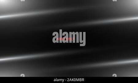 Vettore di astratta geometrica nera dello sfondo. Neon di forme geometriche e linee . Nuove texture per il design. Illustrazione Vettoriale