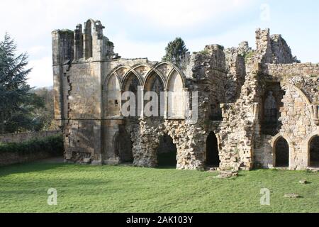 Easby Abbey Richmond Yorkshire Foto Stock