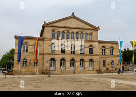 Il Landestheater Coburg on Schlossplatz, Coburg, Baviera, Germania. Foto Stock