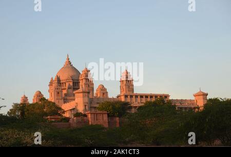 Umaid Bhawan Palace A Jodhpur, Rajasthan. Foto Stock