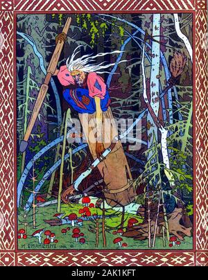 Baba Yaga, da Vasilisa la bella 5, circa 1900 Foto Stock