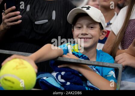 Sydney, Australia. 07Th gen, 2020. Ventilatori durante il 2020 ATP Cup presso il Ken ROSEWALL Arena, Sydney, Australia il 7 gennaio 2020. Foto di Peter Dovgan. Credit: UK Sports Pics Ltd/Alamy Live News Foto Stock