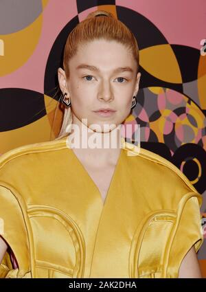 BEVERLY HILLS, CA - gennaio 05: Hunter Schafer assiste del HBO ufficiali Golden Globes After Party a circa 55 Ristorante on gennaio 05, 2020 a Los Angeles, California. Foto Stock