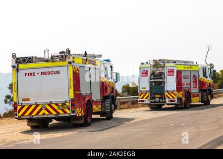 Nuovo Galles del Sud Resuce antincendio Foto Stock