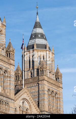 Il Museo di Storia Naturale, Cromwell Road, Londra, Inghilterra Foto Stock