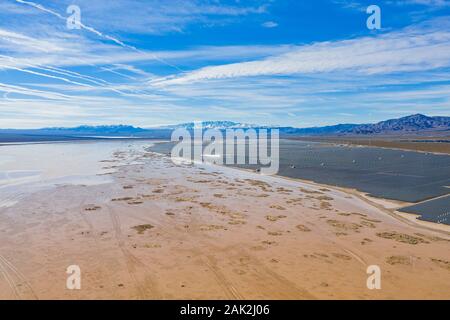 Vista aerea del Nevada solare a Boulder City, Nevada Foto Stock