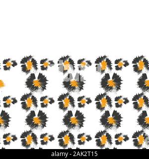 Seamless pattern astratti arte. Texture con dipinto a mano attraversando tratti di pennello per la stampa. Pelo di animali la texture dello sfondo. Una grafica moderna. Vettore Illustrazione Vettoriale