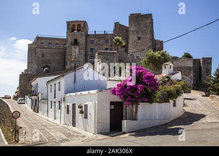 Provinz Cadiz/Castellar de la Frontera: Burganlage Castillo de Castellar, Andalusien | Utilizzo di tutto il mondo Foto Stock