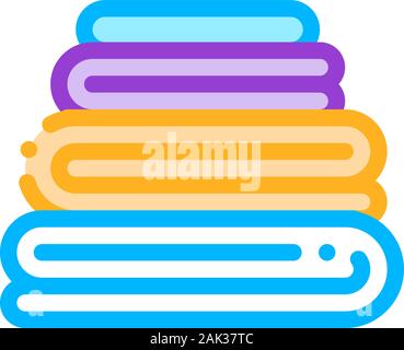 Servizio lavanderia Servizio stireria lavato le cose icona Vettore Illustrazione Vettoriale