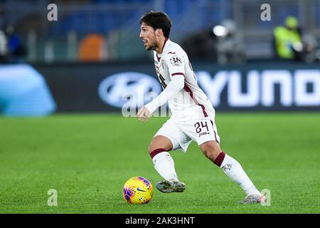 Simone Verdi di Torino FC durante la Serie A nella partita tra Roma e Torino FC presso lo Stadio Olimpico di Roma il 5 gennaio 2020. Foto Stock