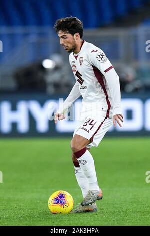 Simone Verdi di Torino FC durante la Serie A nella partita tra Roma e Torino FC presso lo Stadio Olimpico di Roma il 5 gennaio 2020. Foto Stock