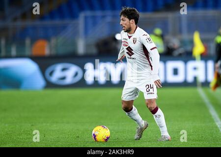 Simone Verdi di Torino FC durante la Serie A nella partita tra Roma e Torino FC presso lo Stadio Olimpico di Roma il 5 gennaio 2020. Foto Stock