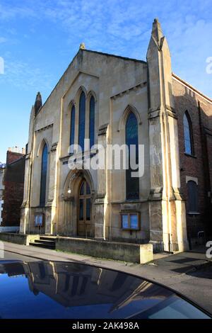 Bethesda Chiesa Metodista nel Suffolks area di Cheltenham, Gloucestershire, UK. - 4 gennaio 2020 foto da Andrew Higgins/migliaia di parola supporti N Foto Stock