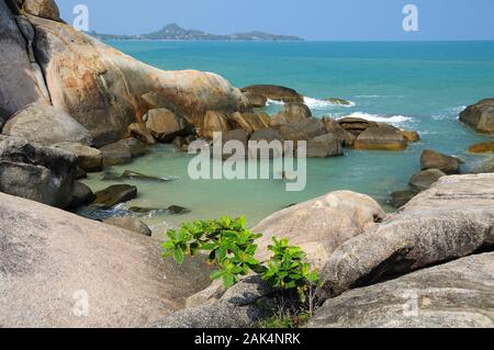 Insel Koh Samui: Nonna & Nonno rocce, Tailandia | Utilizzo di tutto il mondo Foto Stock