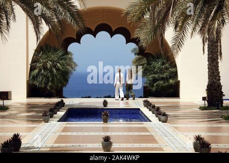 Oman: Shangri-La Hotel di Muscat, Dubai | Utilizzo di tutto il mondo Foto Stock
