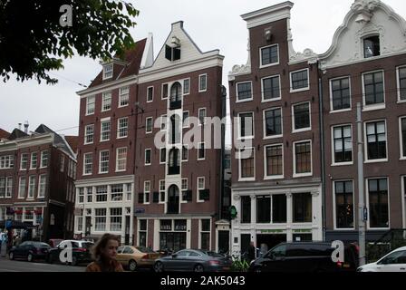 Edificio ad Amsterdam all'aperto Foto Stock