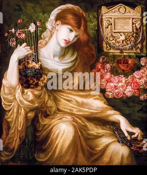 Dante Gabriel Rossetti, vedova romana, pittura, 1874, inglese, Pre-Raphaelite Foto Stock