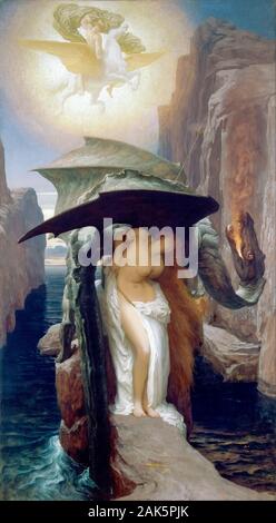 Frederic Leighton, Perseo e Andromeda, pittura ad olio su tela, 1891 Foto Stock