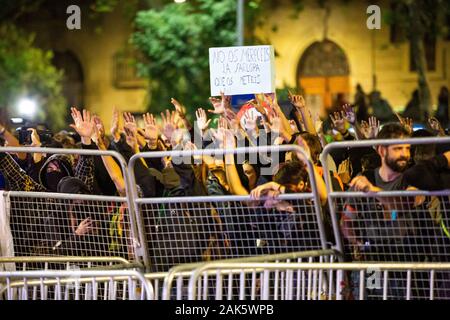 Giorni della frase del catalano di politici. Barcellona. 2019.10.16 Foto Stock