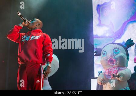 American rapper DaBaby si esibisce al Winter Breakout Festival 2019 al Pacific Coliseum di Vancouver, British Columbia, il 13th dicembre 2019 Foto Stock