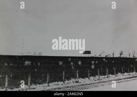 Fine anni '70 minimalismo nero e bianco estrema fotografia di casa colonica Foto Stock