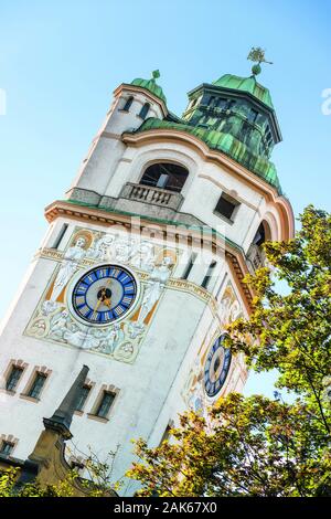 Stadtteil Haidhausen: 'Muellersches Volksbad' in der Rosenheimer Strasse, Muenchen | Utilizzo di tutto il mondo Foto Stock