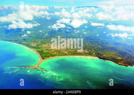 Provinz Puntarenas: Blick auf die Punta Uvita im Parque Nacional Marino Ballena, Costa Rica | Utilizzo di tutto il mondo Foto Stock