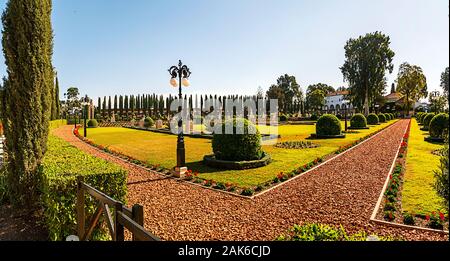 Paesaggio del parco del palazzo Foto Stock