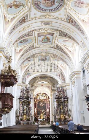 Kempten: Basilika St. Lorenz, Allgaeu | Utilizzo di tutto il mondo Foto Stock