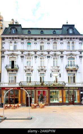 BRATISLAVA, Slovacchia - 02 settembre 2019: Vista di Palugyayov palace Foto Stock