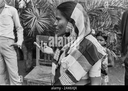 Nijera Kori villaggio incontrando, Sandwip Foto Stock