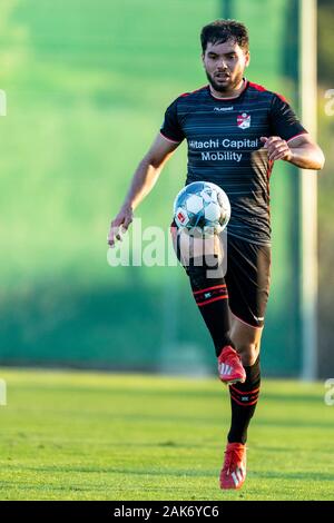 Estepona, Spagna. 07Th gen, 2020. ESTEPONA, 07-01-2020, calcio, eredivisie Olandese, stagione 2019-2020, FC Emmen player Ketsiah Veendorp, durante la partita FSV Mainz 05 vs FC Emmen Credito: Pro scatti/Alamy Live News Foto Stock