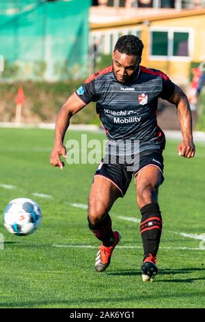 Estepona, Spagna. 07Th gen, 2020. ESTEPONA, 07-01-2020, calcio, eredivisie Olandese, stagione 2019-2020, FC Emmen player Lorenzo Burnett, durante la partita FSV Mainz 05 vs FC Emmen Credito: Pro scatti/Alamy Live News Foto Stock