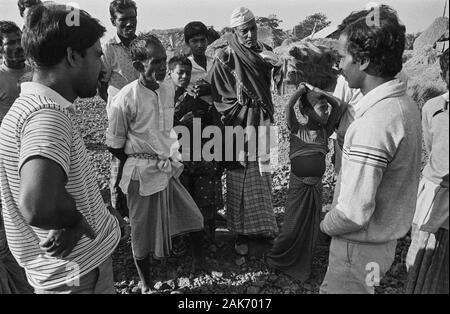 12/35/13 Sandwip, Nijera Kori fieldworkers Foto Stock